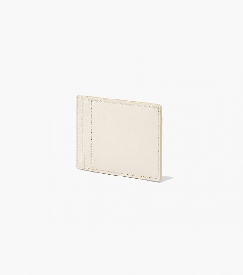 White Marc Jacobs The J Marc Women's Card Case | 43691TKVY