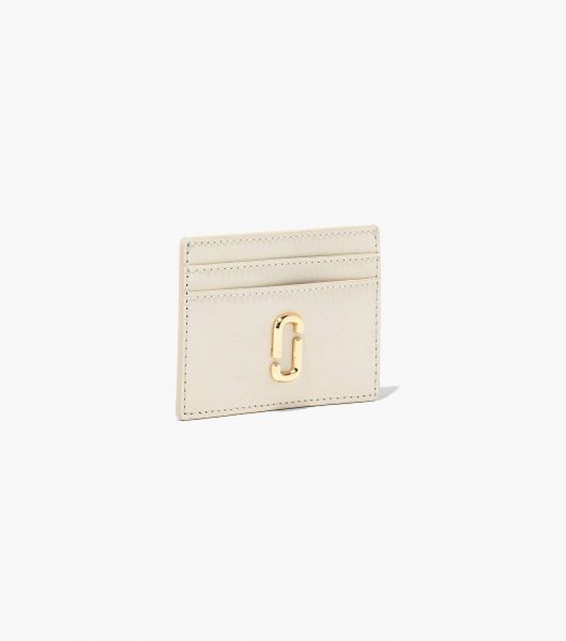 White Marc Jacobs The J Marc Women's Card Case | 43691TKVY