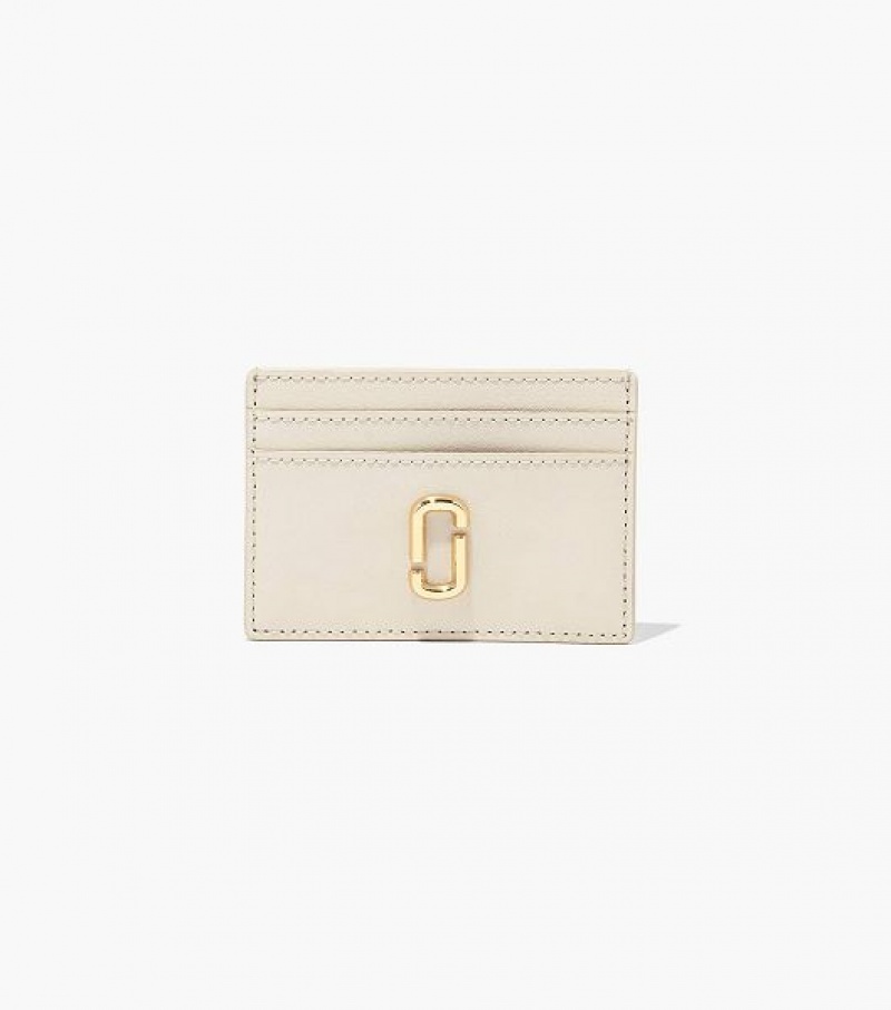 White Marc Jacobs The J Marc Women\'s Card Case | 43691TKVY