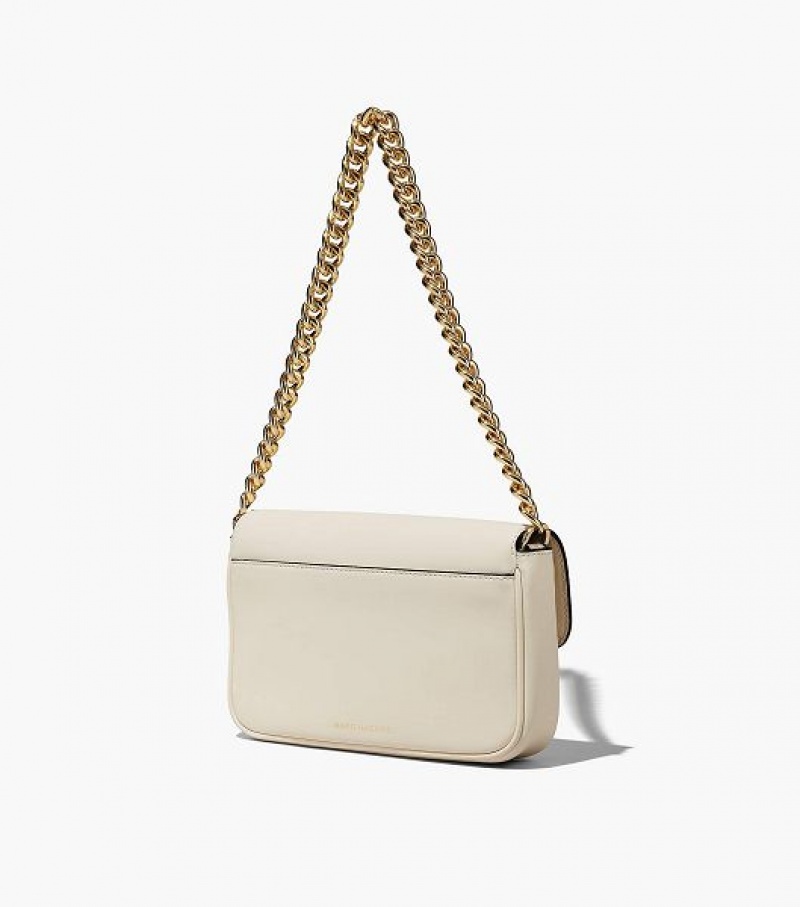 White Marc Jacobs The J Marc Women's Shoulder Bags | 74896DQFW