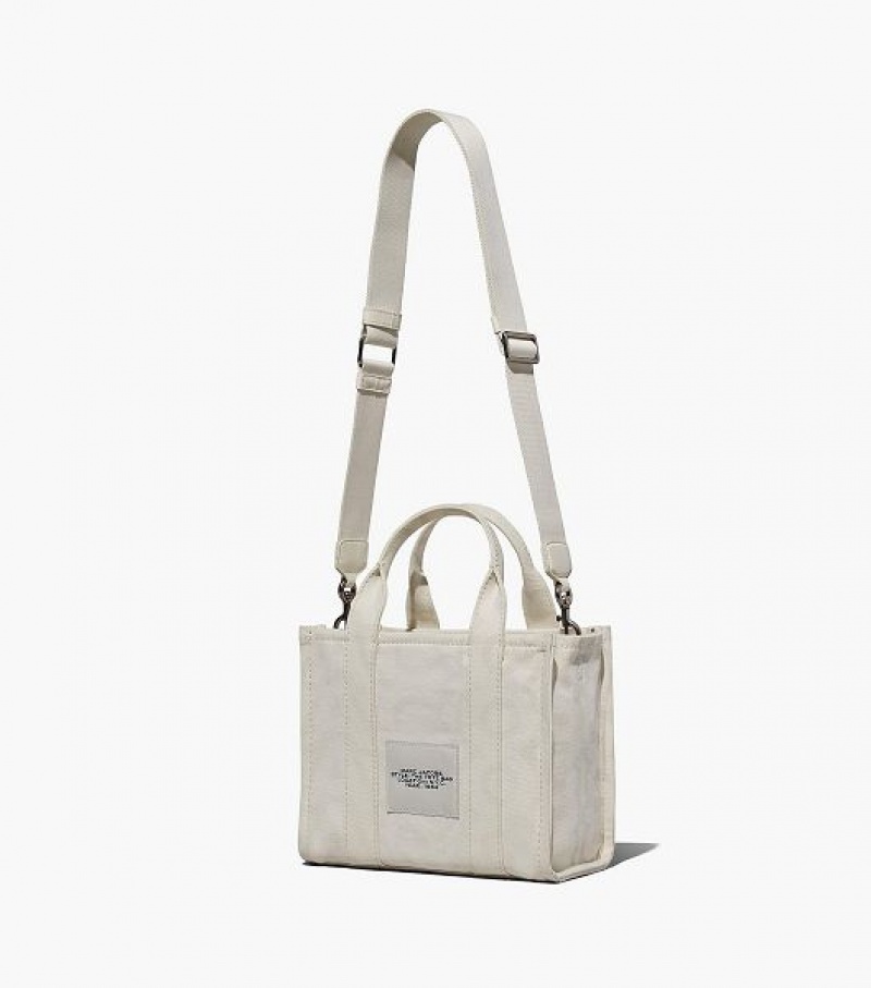 White Marc Jacobs The Outline Monogram Small Women's Tote Bags | 80719VCJN