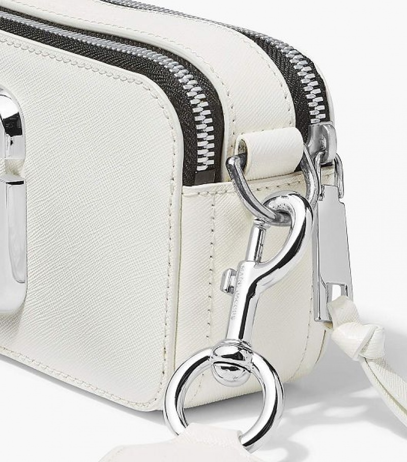 White Marc Jacobs The Snapshot DTM Women's Crossbody Bags | 92430PYJB