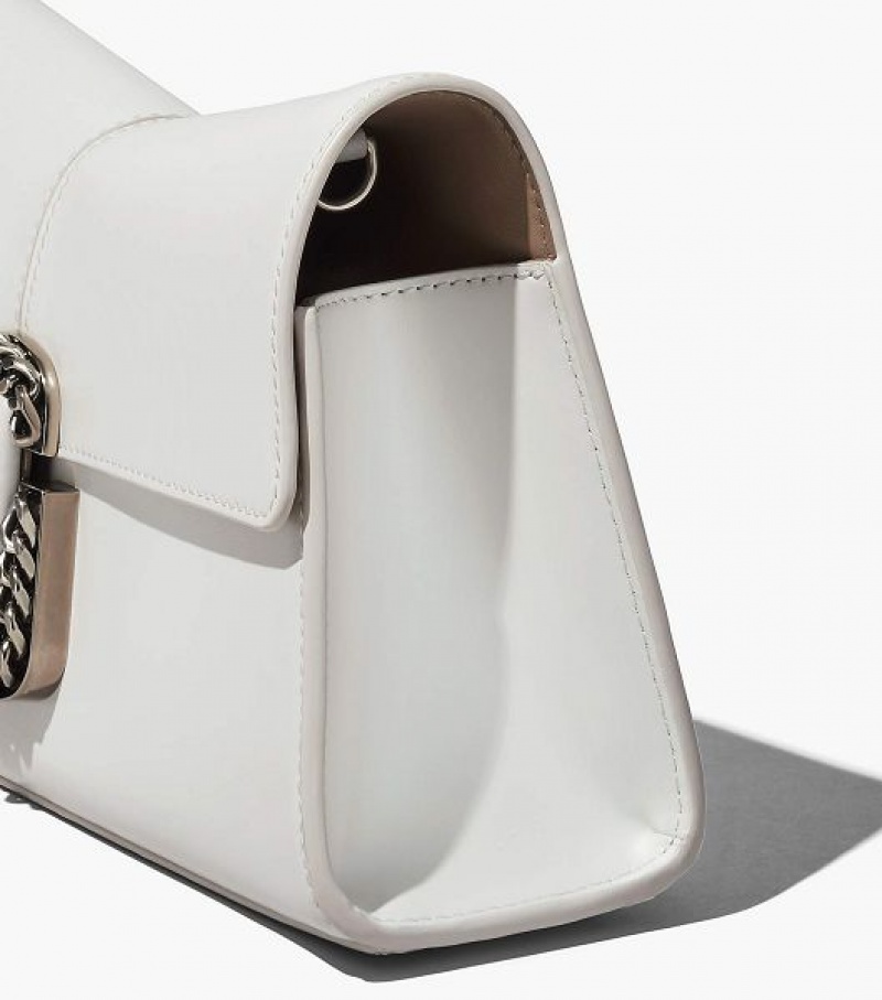 White Marc Jacobs The St. Marc Convertible Women's Clutch Bags | 47625DIUW