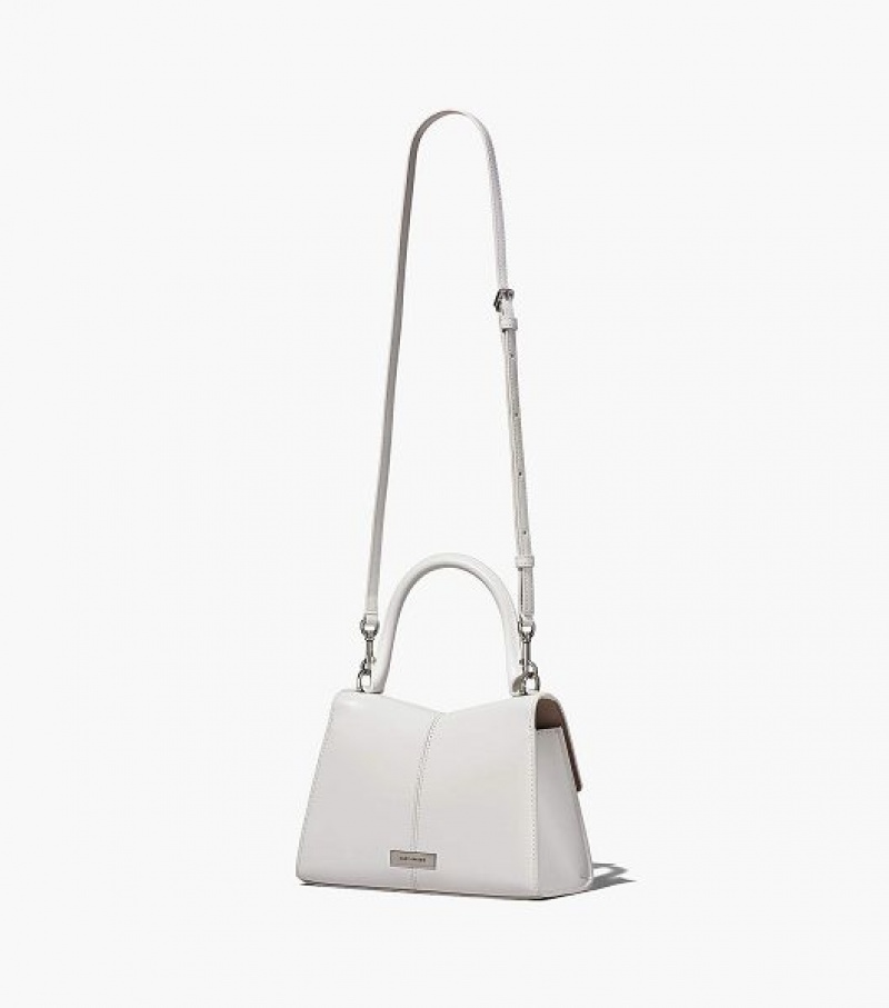 White Marc Jacobs The St. Marc Top Women's Handbag | 34918MCUK