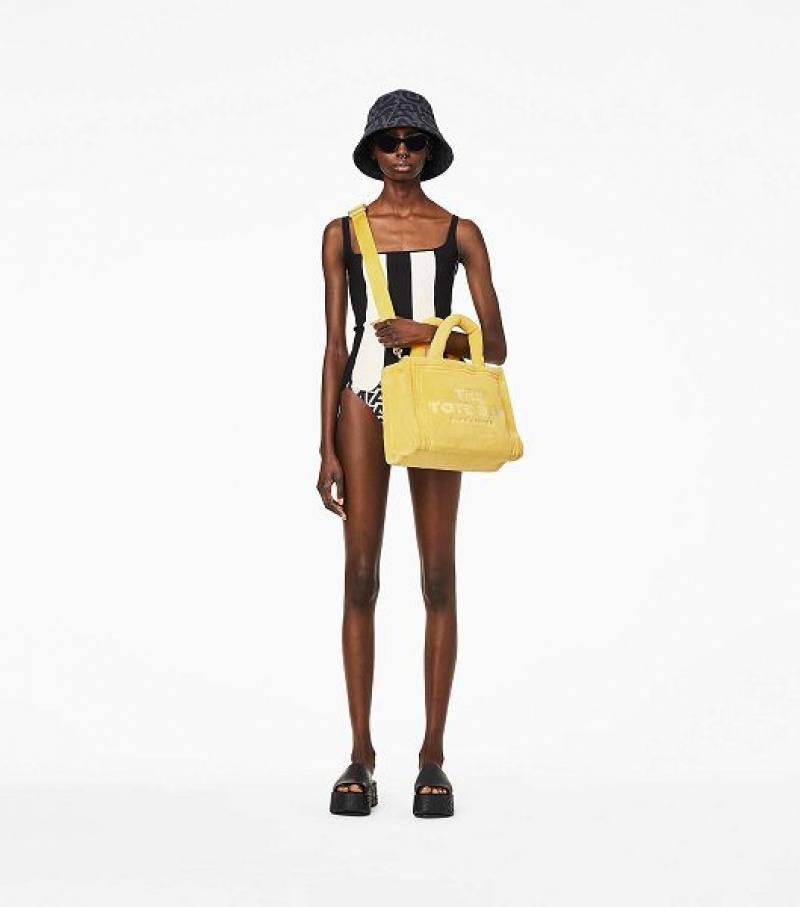 Yellow Marc Jacobs The Terry Medium Women's Tote Bags | 58139MJNU