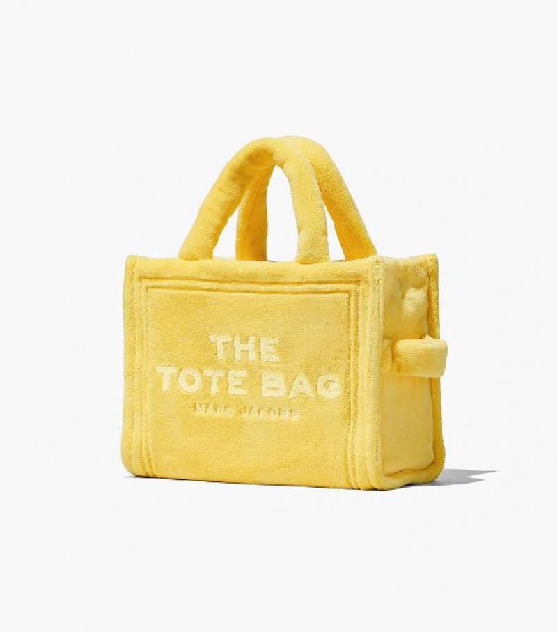 Yellow Marc Jacobs The Terry Medium Women's Tote Bags | 58139MJNU