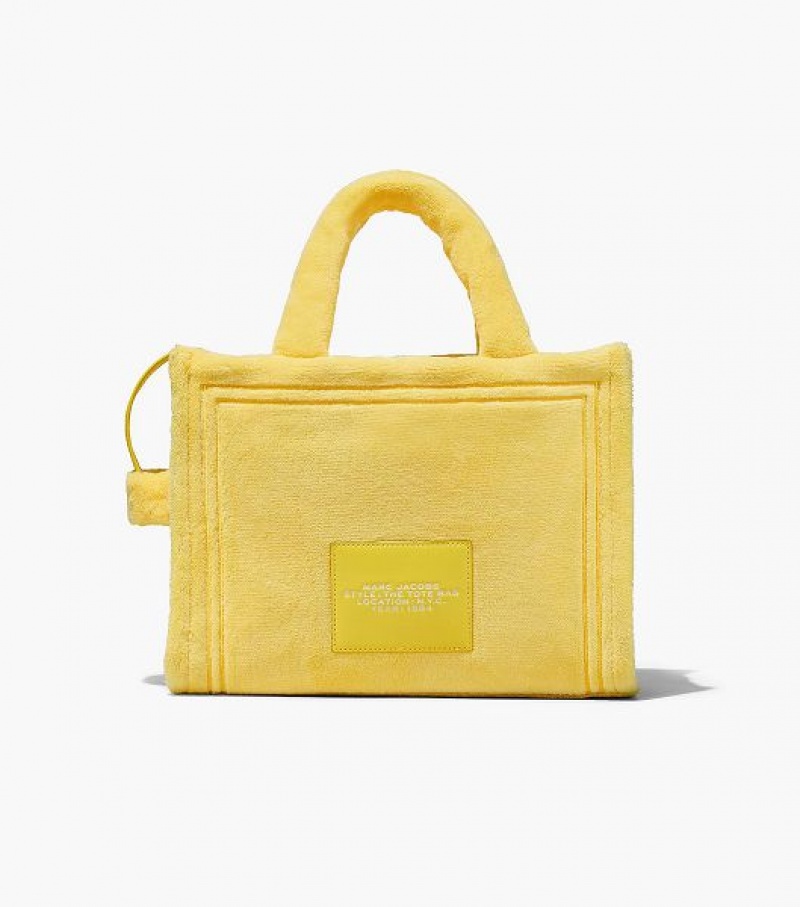 Yellow Marc Jacobs The Terry Medium Women's Tote Bags | 58139MJNU