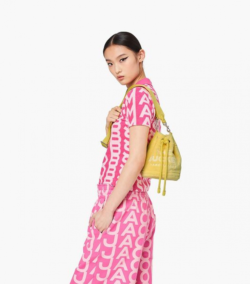 Yellow Marc Jacobs The Terry Women's Bucket Bags | 52764PWTN