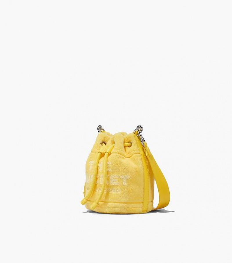 Yellow Marc Jacobs The Terry Women's Bucket Bags | 52764PWTN