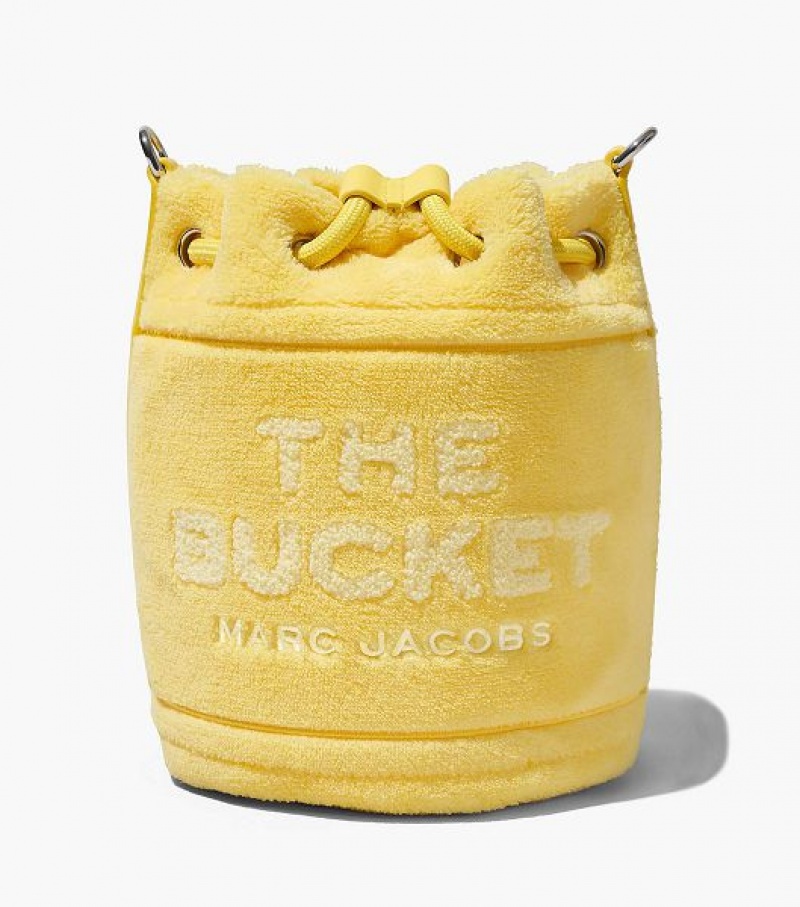 Yellow Marc Jacobs The Terry Women's Bucket Bags | 52764PWTN