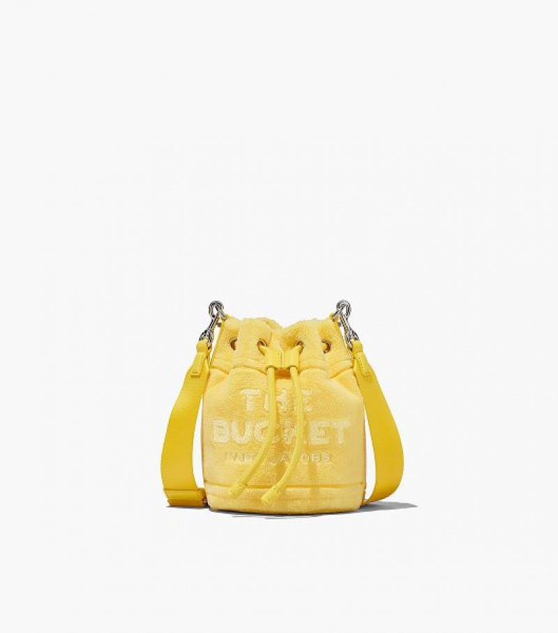 Yellow Marc Jacobs The Terry Women\'s Bucket Bags | 52764PWTN